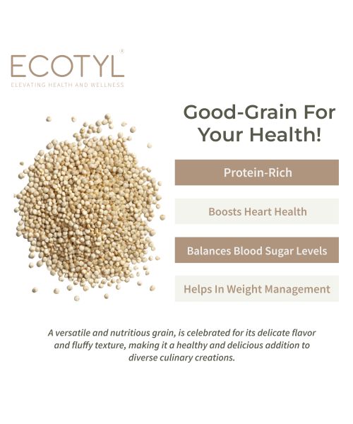 Ecotyl: Quinoa (White) | Gluten Free | High Protein | 500g