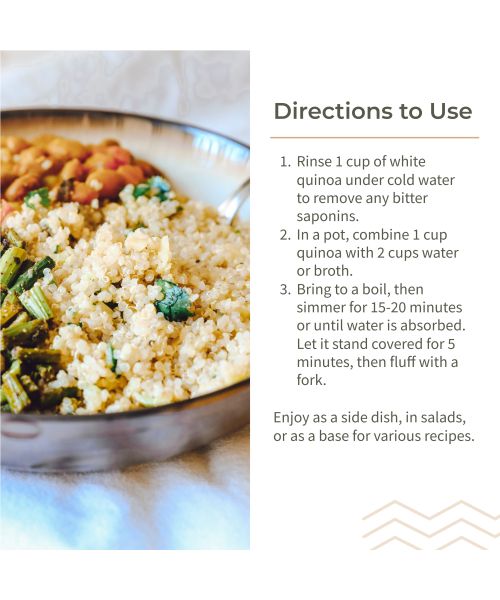 Ecotyl: Quinoa (White) | Gluten Free | High Protein | 500g