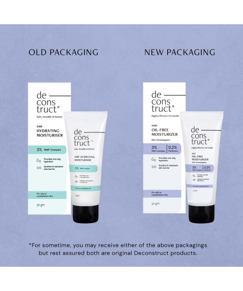 Deconstruct Skincare: Hydrating Moisturizer- 3% Nmf Complex - 50gm
