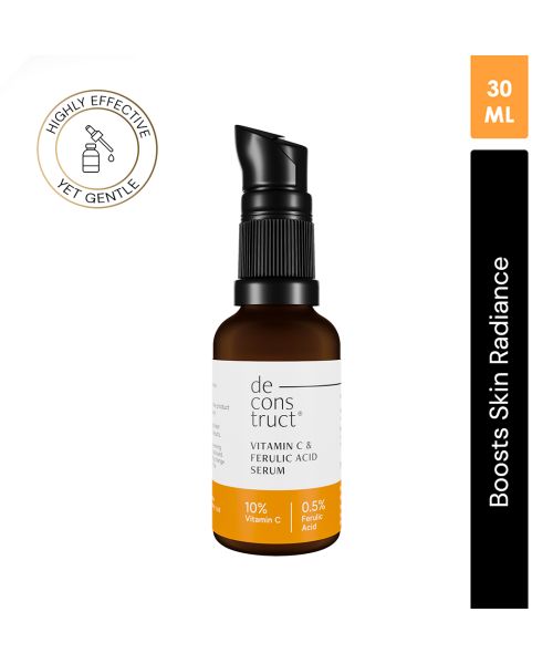 Deconstruct Skincare: Vitamin C Serum- 10% Vitamin C + 0.55% Ferulic Acid - 30ml