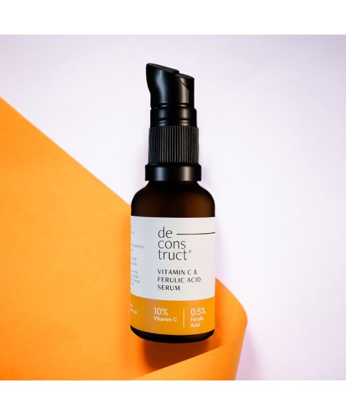 Deconstruct Skincare: Vitamin C Serum- 10% Vitamin C + 0.55% Ferulic Acid - 30ml