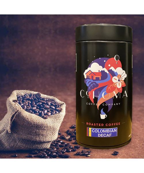 Cohoma Coffee: Colombian (Decaffeinated) - Roasted Coffee - 250g