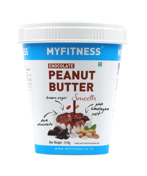 MYFITNESS: Chocolate Smooth Peanut Butter - 510g