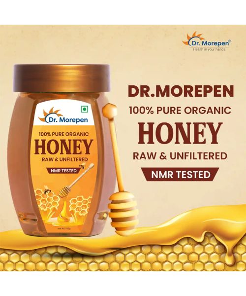 Dr. Morepen: Natural & Pure Multi Flora Honey NMR Tested  - 250gm Pack of 3