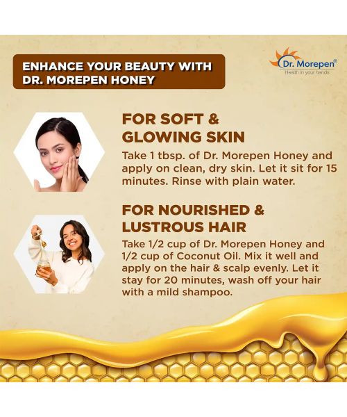 Dr. Morepen: Natural & Pure Multi Flora Honey NMR Tested  - 250gm Pack of 3