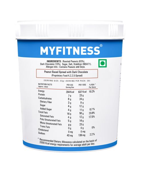 MYFITNESS: Original Crunchy Peanut Butter - 510g