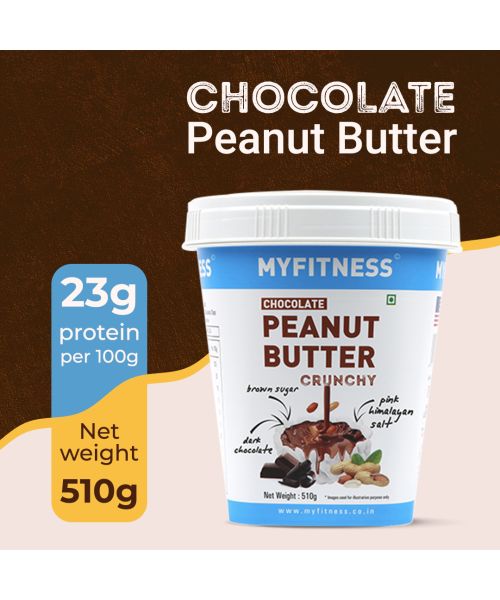 MYFITNESS: Chocolate Crunchy Peanut Butter  - 510g