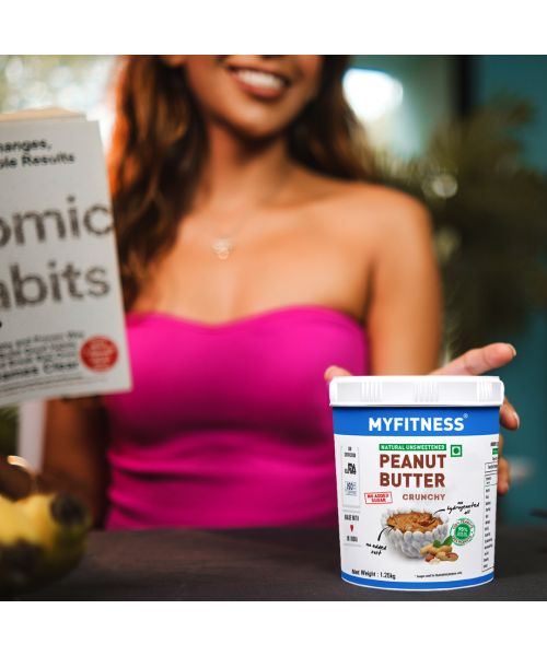 MYFITNESS: Natural Crunchy Peanut Butter - 1250g