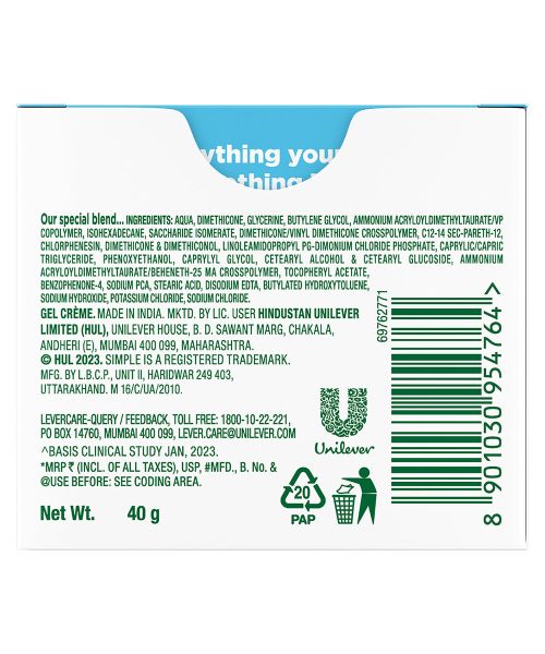 Simple: Simple Water Boost Skin Quench Sleeping Creme, 40 g