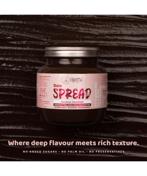 Flyberry Gourmet: Choco Hazelnut Spread, 250g | Sugarfree | Vegan | Keto & Diabetes Friendly