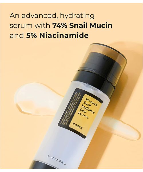 COSRX: Advanced Snail Radiance Dual Essence Face Essence | 80ml