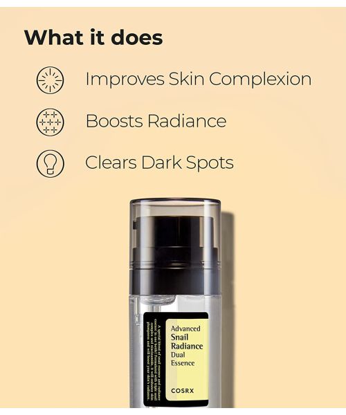 COSRX: Advanced Snail Radiance Dual Essence Face Essence | 80ml