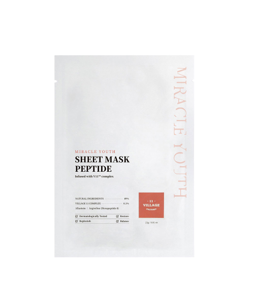 Village11 Factory: Miracle Youth Sheet Mask Peptide  23gm