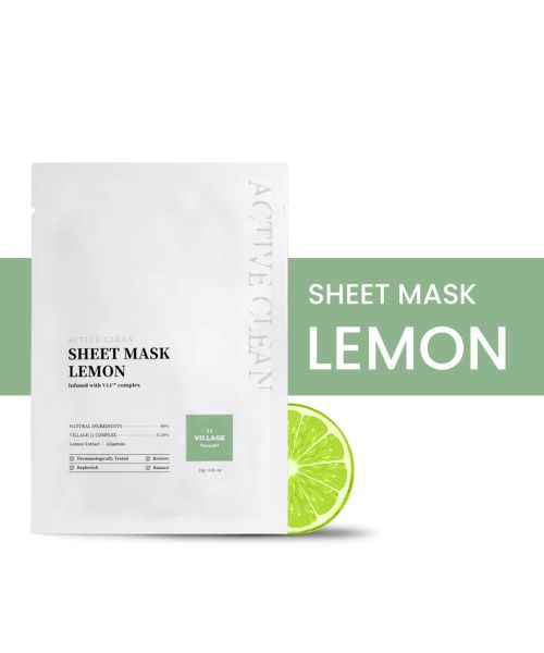 Village11 Factory: Active Clean Sheet Mask Lemon  23gm