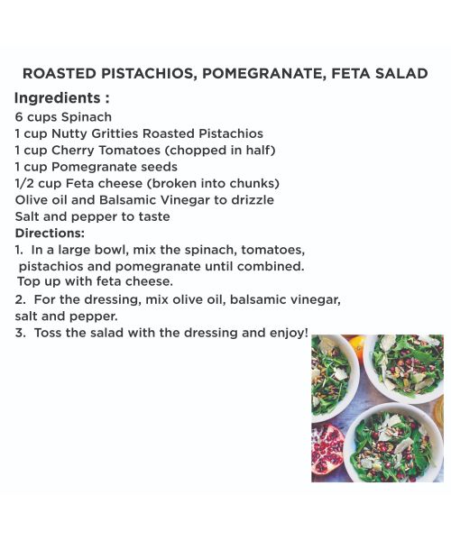 Nutty Gritties: California Roasted Pistachios, Lightly Salted and Dry Roasted - 200g