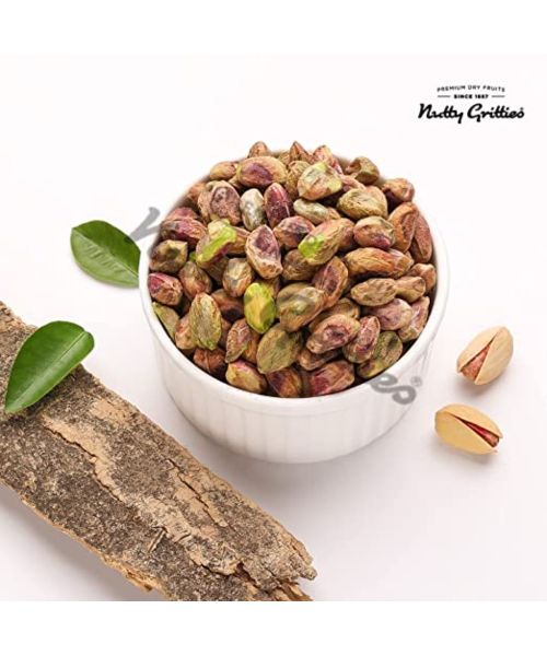 Nutty Gritties: Pista Kernels, Roasted and Unsalted -100g