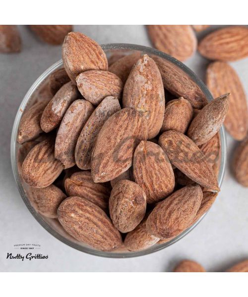 Nutty Gritties: California Roasted Almonds, Lightly Salted and Dry Roasted - 200g