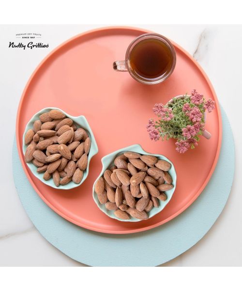 Nutty Gritties: California Roasted Almonds, Lightly Salted and Dry Roasted - 200g