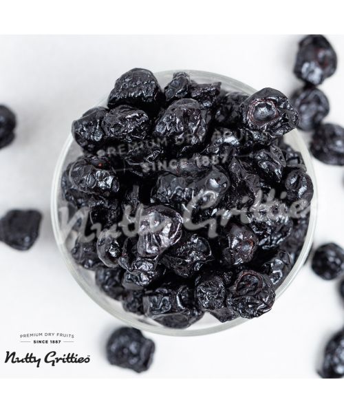 Nutty Gritties: Blueberries Dried & Whole Healthy Snack - 150g