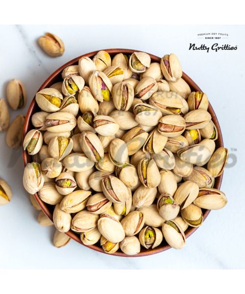 Nutty Gritties: California Roasted Pistachios, Lightly Salted and Dry Roasted - 200g