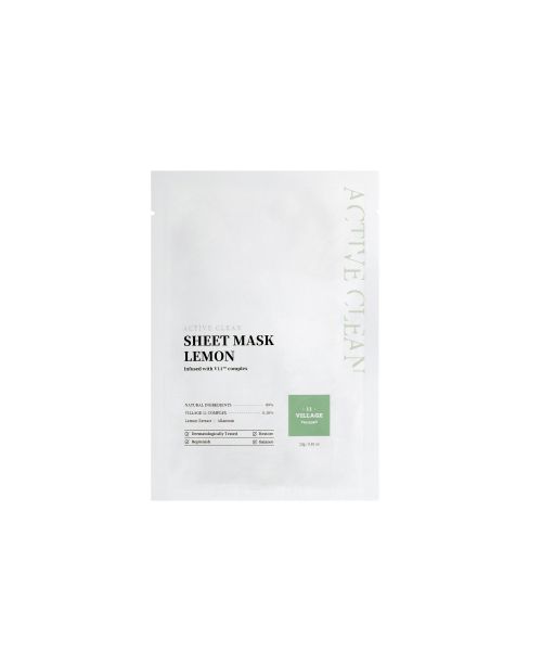 Village11 Factory: Active Clean Sheet Mask Lemon  23gm