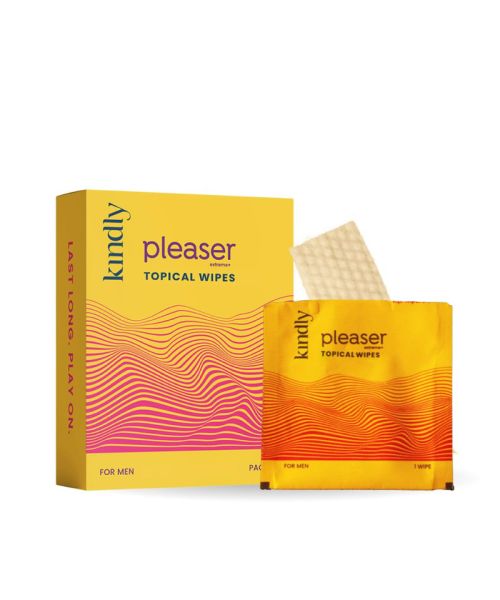 Kindly Health: Pleaser Delay Wipes for Men| Pack of 10