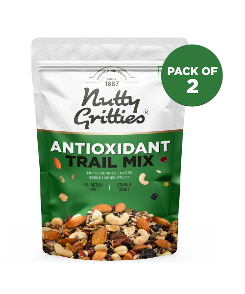 Nutty Gritties: Antioxidant Mix, 21 Superfoods Mix in 1  Pack - 400g (2 Pack of 200g each)