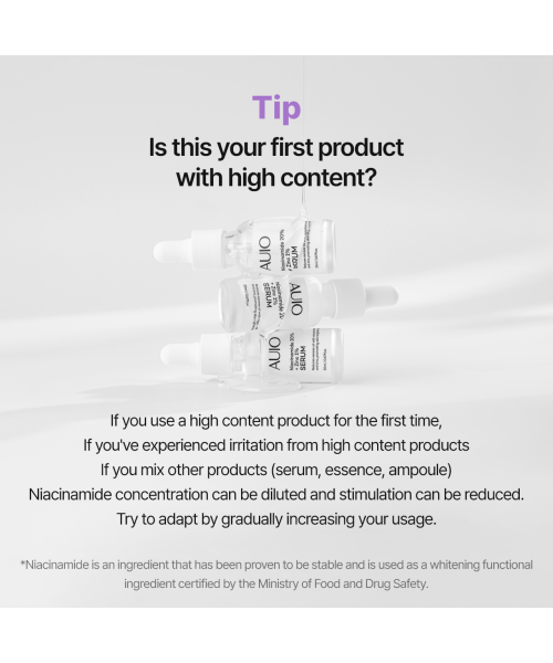 AUIO: Niacinamide 20% + Zinc 1% Serum