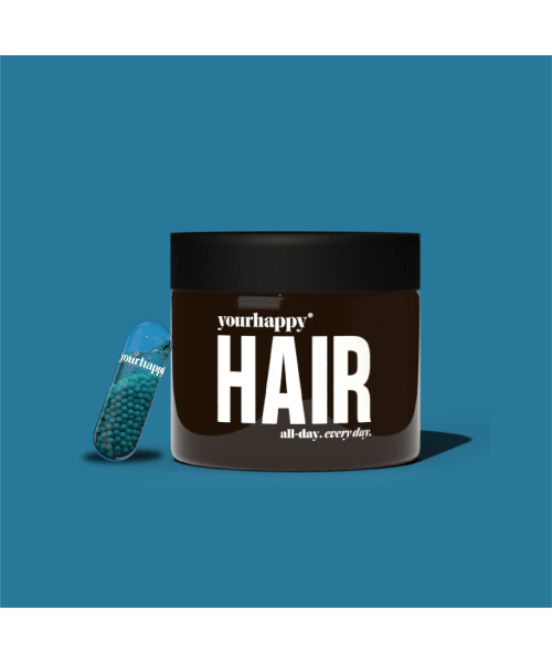 YourHappyLife: Hair Capsules with Keranat,Biotin(10000 MCG), Hair Aminos & Natural DHT Blockers- Pack of 30 capsules