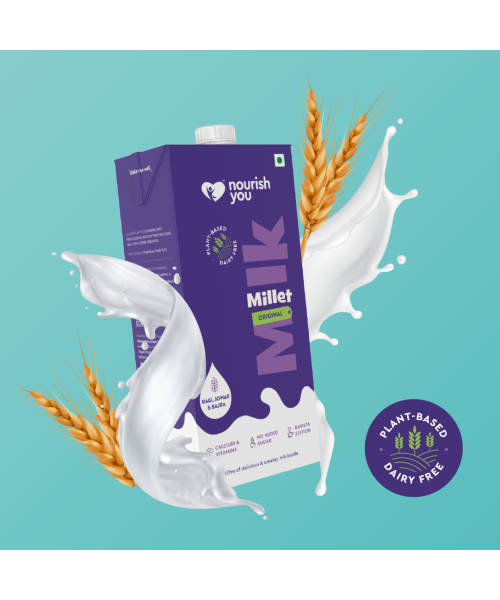 Nourish You: Plant Based Millet Milk Original 200Ml ( Pack Of 12)