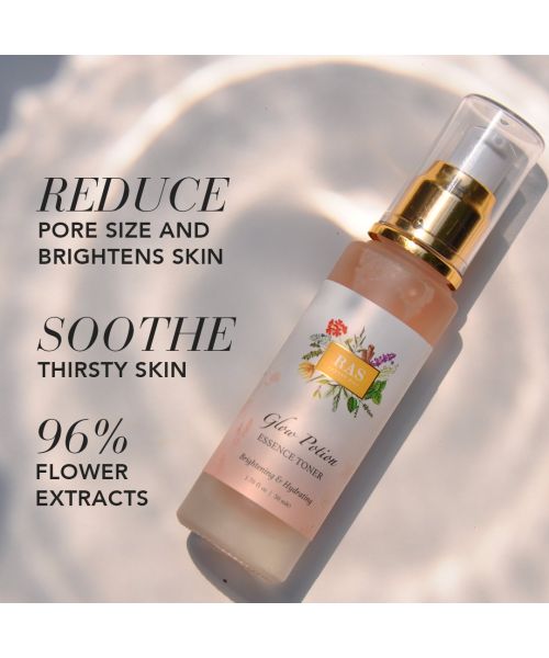 RAS Luxury Oils: Glow Potion Essence Toner - Hydrating & Plumping - 50ml