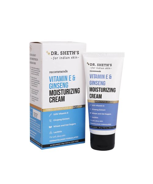 Dr. Sheth's: Vitamin E & Ginseng Moisturizing Cream - 50gm