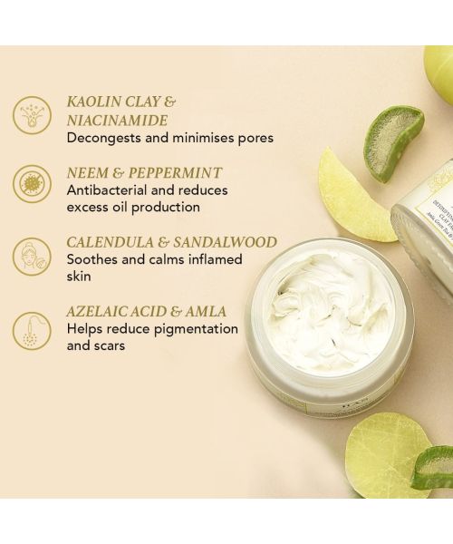 RAS Luxury Oils: Luminous Detoxifying & Pore Refining Clay Face Mask - 50ml