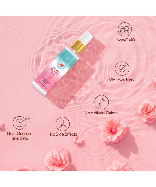 SETU: Rose Water Combo Packs 2 | Rose Water Hydrating, Soothing, Refreshing - 100 gm & Sleep: Restore, Melatonin 5mg - 30 Strips, Relaxation & Sleep, Mint Flavour