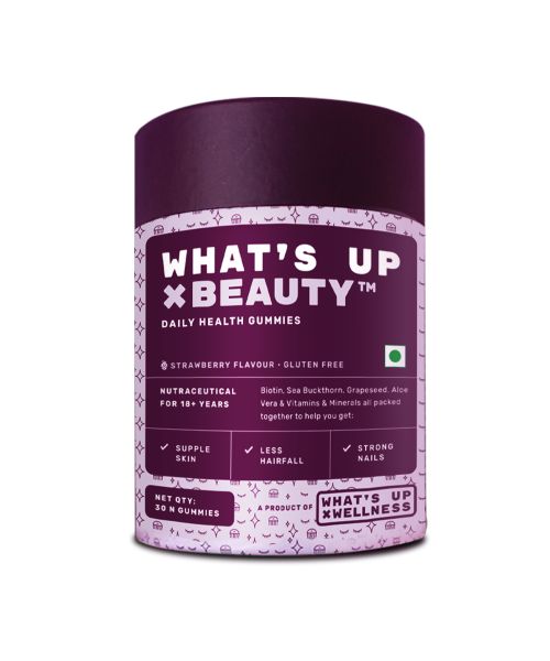 What's Up Wellness: Beauty Gummies For Hair, Skin & Nails - 300 gm