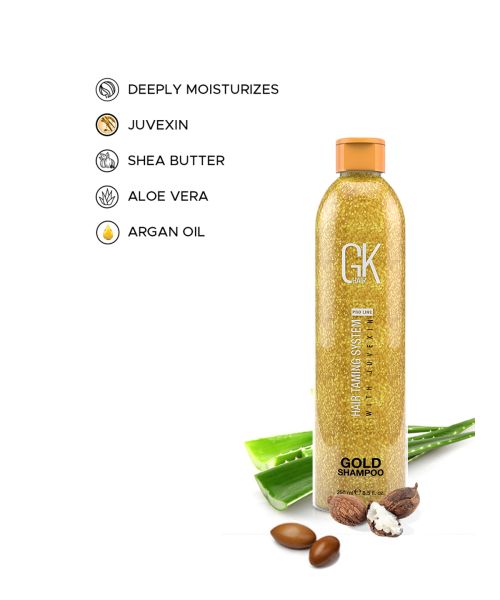 GK Hair: Gold Shampoo 250ML