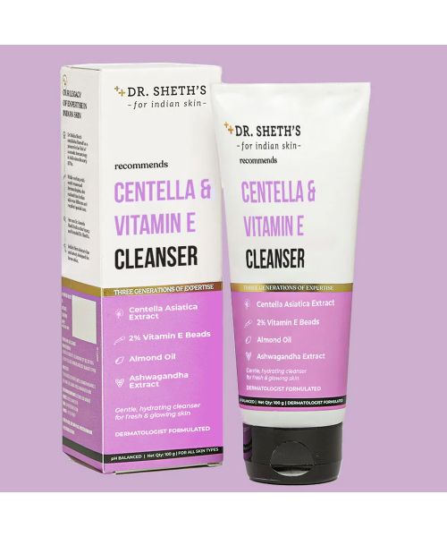 Dr. Sheth's: Centella & Vitamin E Cleanser - 50ml