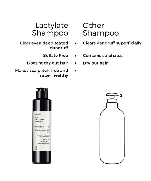 Brillare: Lactylate Shampoo 200 ml