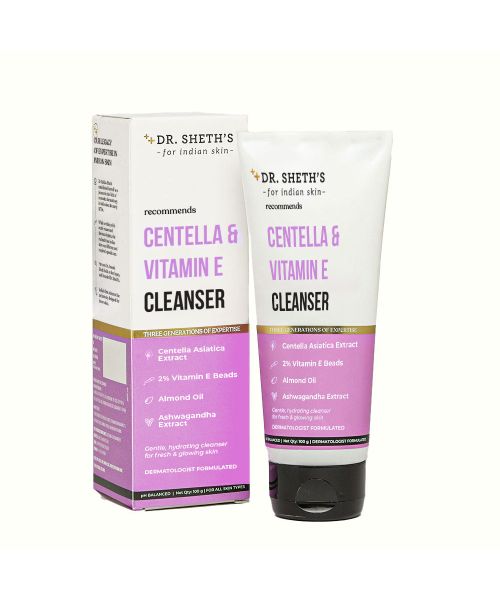 Dr. Sheth's: Centella & Vitamin E Cleanser - 50ml