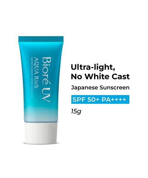 Biore: Mini UV Aqua Rich Watery Essence Sunscreen SPF 50+ PA++++15g
