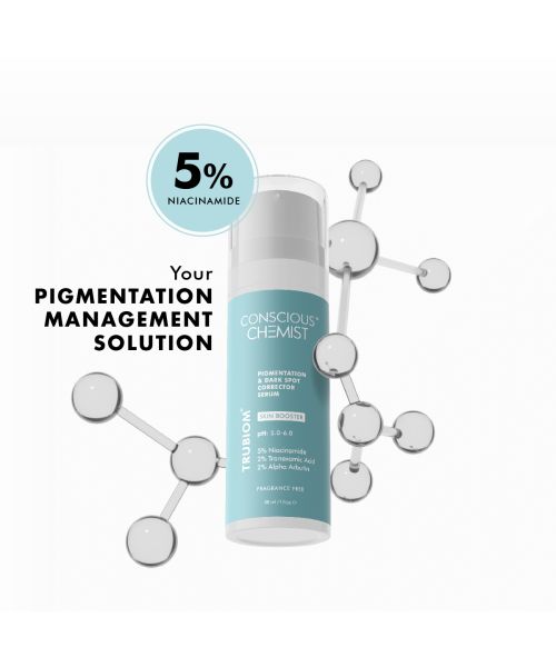 Conscious Chemist: Trubiom 5% Niacinamide Serum with 1% Zinc Improves Acne Scar & Uneven Skin Texture (30ml)
