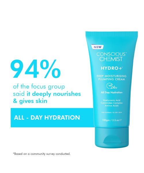 Conscious Chemist: Hyaluronic Acid Lightweight Gel Moisturiser For Dullness & dehydration (100g)