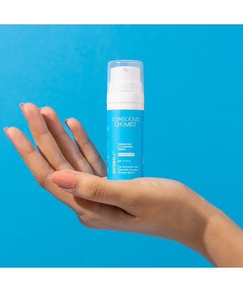 Conscious Chemist: 1% Hyaluronic Acid Serum for Dry Skin with Ceramides & Plankton extract Treats Dull & Dehydrated Skin - 30ml