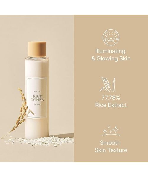 I'm From: Rice Extract | Brightening & Hydration | Face Toner | 150ml