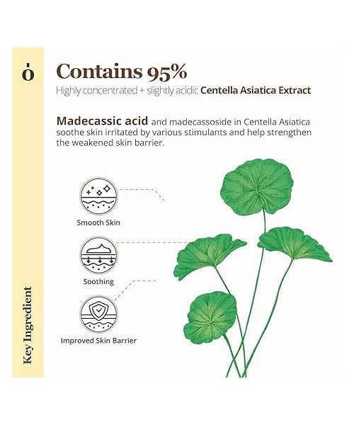 ongredients: Centella Asiatica 95% Face Mask Sheet