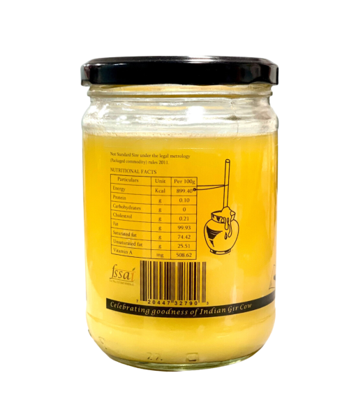 Indic Wisdom: Hand Churned Desi Gir Cow Ghee - 450 ml