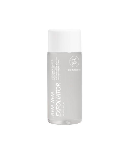 The FormulaRX: 6% AHA BHA Exfoliator (5% Glycolic & 1% Salicylic Acid) Exfoliating Serum For Whiteheads, Enlarged Pores, Dark Spots