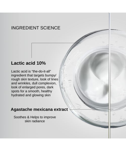 The FormulaRX: Air Brush Facial - All In One 10% Lactic Acid Exfoliating, Glowing & Brightening Serum For all skin types