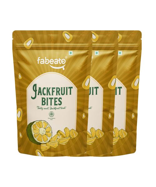Fabeato: Jack Fruit Chips, Vacuum Fried, Vegan Friendly Snack, Vegetable Chips - (Pack of 3 X 40g)