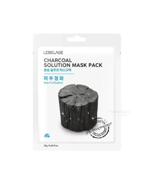Lebelage: Charcoal Soluation Mask Pack - 10g